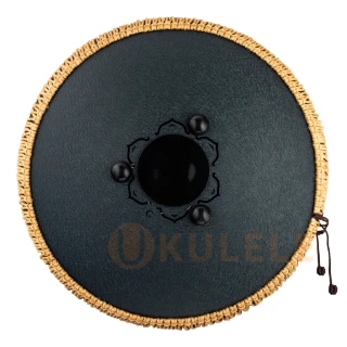 Hluru Huashu TWH15-14 Navy Blue 14" (36см) 15 нот Lotus Tongue Drum Carbon Steel