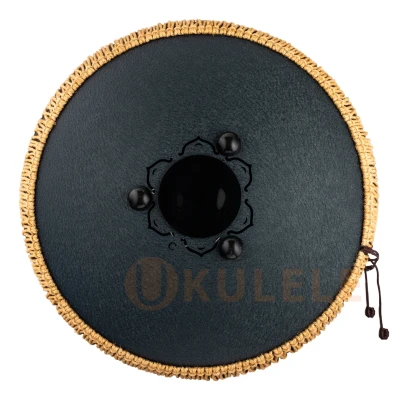 Глюкофон Hluru Huashu TWH15-14 Navy Blue 14" (36см) 15 нот Lotus Tongue Drum Carbon Steel