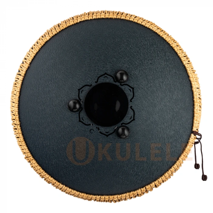 Hluru Huashu TWH15-14 Navy Blue 14" (36см) 15 нот Lotus Tongue Drum Carbon Steel