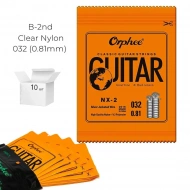 Orphee NX-2-32/10 Hard струна №2 B/Си набор 10 шт.