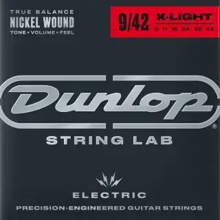 Dunlop DEN0942 Nickel Wound Electric Guitar Strings 09-42