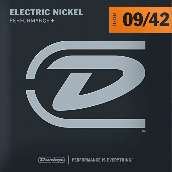 Dunlop DEN0942 Nickel Wound Electric Guitar Strings 09-42