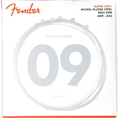 Струни Fender 250L Nickel-Plated Steel Guitar Strings 9-42