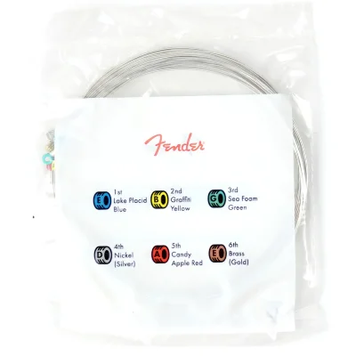Струни Fender 250L Nickel-Plated Steel Guitar Strings 9-42
