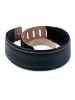 Ремінь для гітари Levy's DM1PD-BLK Larsen Leather Deluxe Series (Black)