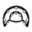 Maxtone 818N/P Power-2 Tambourine w/Protecting Trim (Black)