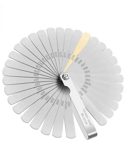   Набір щупів для вимірювання зазорів 32 шт (Feeler Gauge)