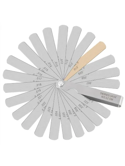  Набір щупів для вимірювання зазорів 32 шт (Feeler Gauge)