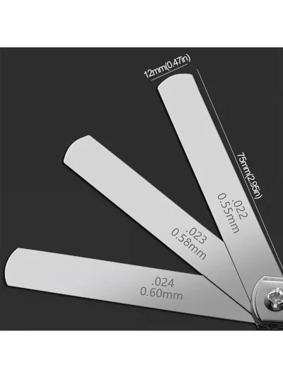  Набір щупів для вимірювання зазорів 32 шт (Feeler Gauge)