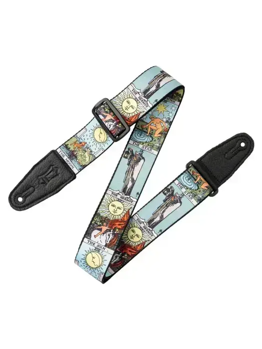 Ремінь для гітари Ремінь для гітари Levy's MP2CVY-002 Clairvoyant Series (Tarot Cards)