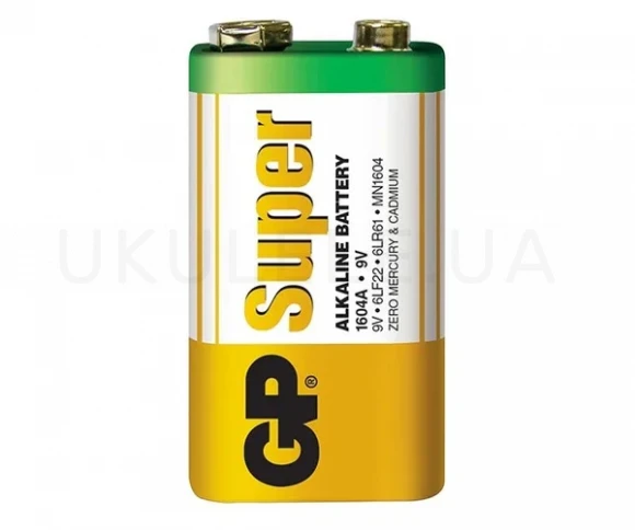 Батарейка GP SUPER ALKALINE 9V (6LF22)