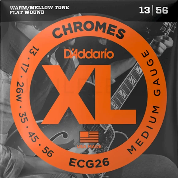 Струны D'Addario ECG26 XL Chromes Medium 13-56