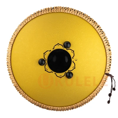 Глюкофон Hluru Huashu TWH15-14 Golden 14" (36см) 15 нот Lotus Tongue Drum Carbon Steel