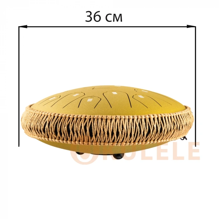 Глюкофон Глюкофон Hluru Huashu TWH15-14 Golden 14" (36см) 15 нот Lotus Tongue Drum Carbon Steel