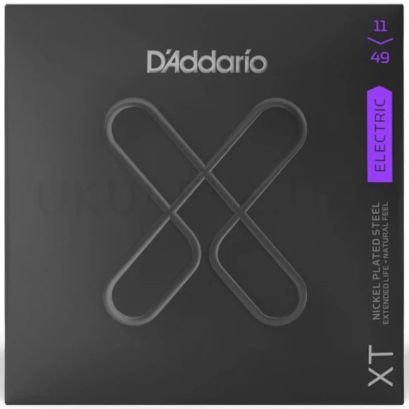 Струни D'Addario XTE1149 XT Electric Nickel Plated Steel Medium 11-49