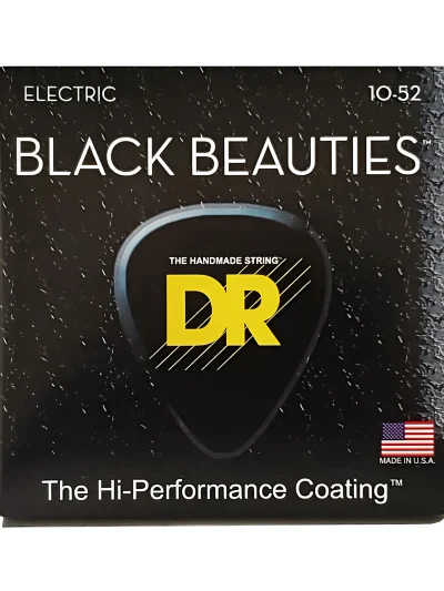Струни DR BKE-10/52 Black Beauties Electric Big Heavy 10-52