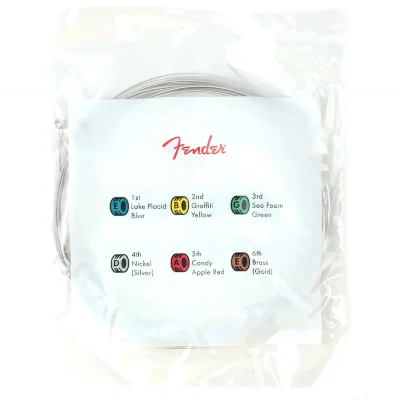 Струни Fender 250LR Nickel-Plated Steel Guitar Strings 9-46