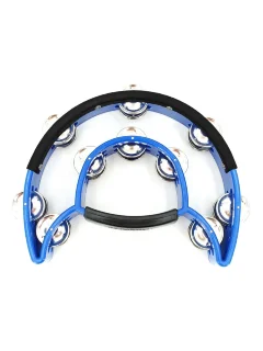 Maxtone 818N/P Power-2 Tambourine w/Protecting Trim (Blue)