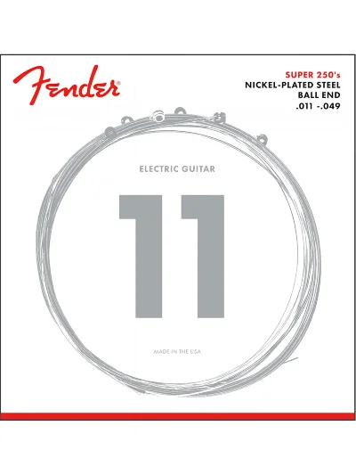 Струни Fender Super 250M Nickel-Plated Steel Guitar Strings