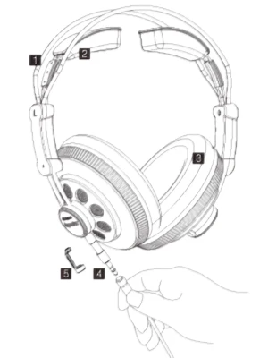 Навушники Superlux HD-668B