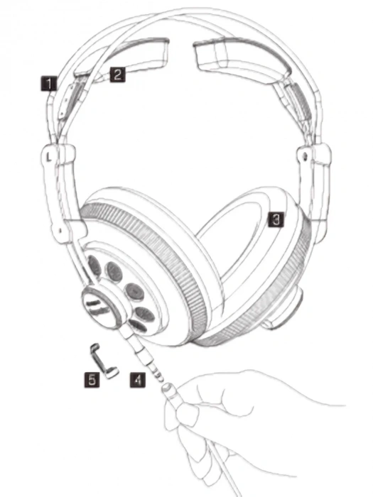 Навушники Навушники Superlux HD-668B