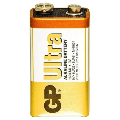 Батарейка GP ULTRA ALKALINE 9V (6LF22)