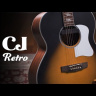 Електро-акустична гітара Електро-акустична гітара Cort CJ Retro (Vintage Black Matte)