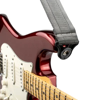 Ремінь для гітари D'Addario 50BAL09 Auto Lock Guitar Strap (Metal Grey)