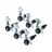 D'Addario PWAT-6R1 Auto-Trim Tuning Machines (6 In-line Chrome)