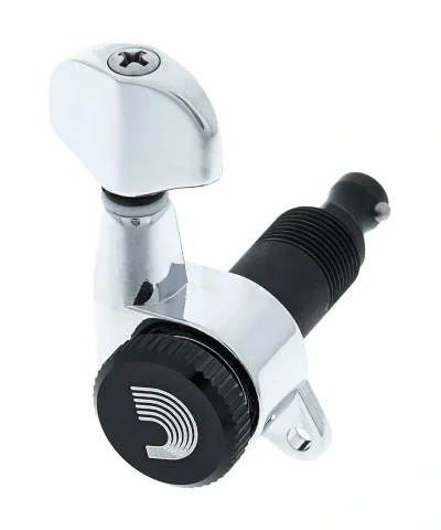 Кілки D'Addario PWAT-6R1 Auto-Trim Tuning Machines (6 In-line Chrome)