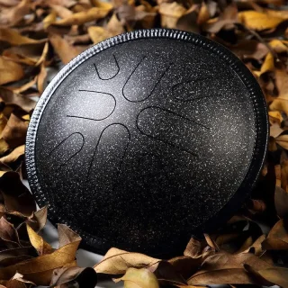 Hluru TA8-10 GalaxyBlack 10" (25см) 8 нот Tongue Travel Drum Cooper Steel