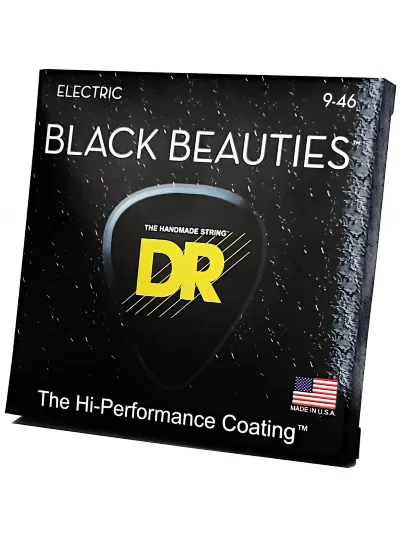 Струни DR BKE-9/46 Black Beauties Electric Light Heavy 9-46