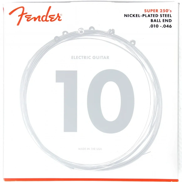 Струни Fender 250R Nickel-Plated Steel Guitar Strings 10-46