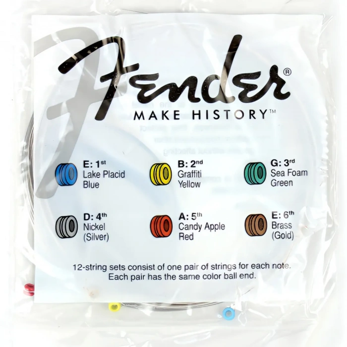 Струни Струни Fender 250R Nickel-Plated Steel Guitar Strings 10-46