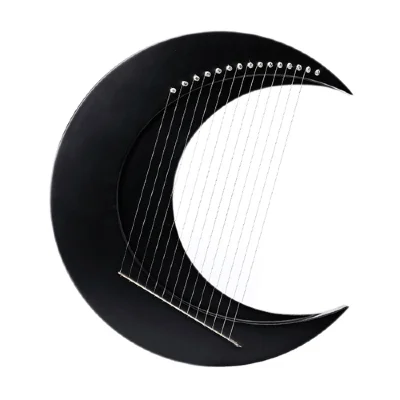 ЛІра Hluru Crescent Lyre 15 strings Black
