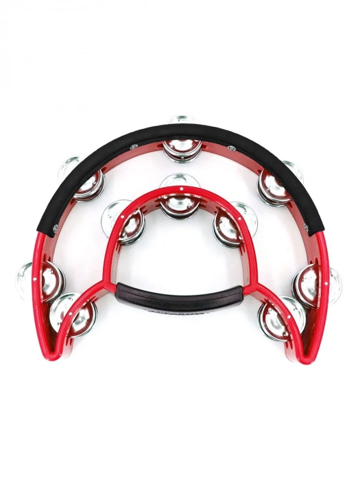 Тамбурин Тамбурин Maxtone 818N/P Power-2 Tambourine w/Protecting Trim (Red)
