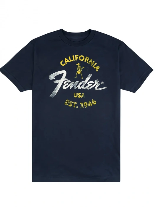 Футболка Футболка Fender T-Shirt Baja Blue XL
