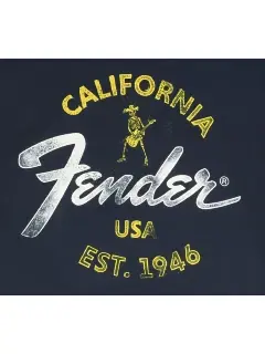 Fender T-Shirt Baja Blue XL