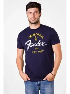 Fender T-Shirt Baja Blue XL