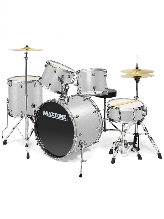 Ударна установка Ударна установка Maxtone MXC-3005 (Silver)