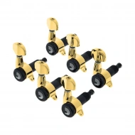 D'Addario PWAT-6R3 Auto-Trim Tuning Machines (6 in-line Gold)