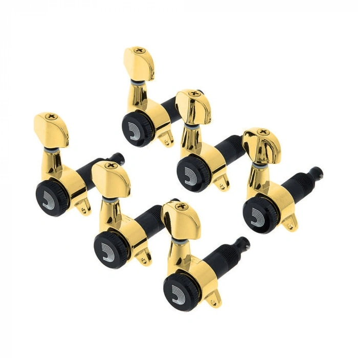 Кілки Кілки D'Addario PWAT-6R3 Auto-Trim Tuning Machines (6 in-line Gold)