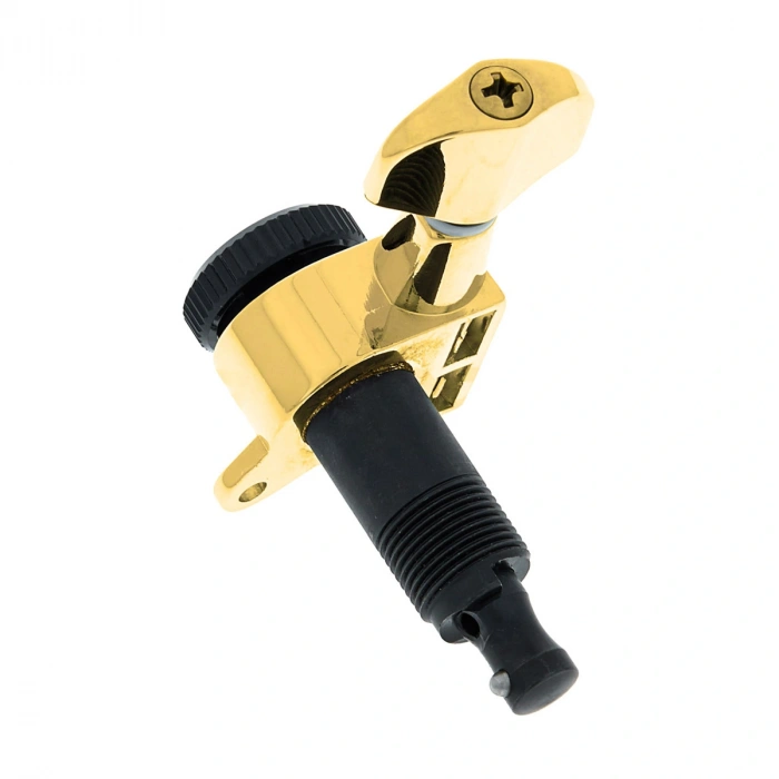 D'Addario PWAT-6R3 Auto-Trim Tuning Machines (6 in-line Gold)