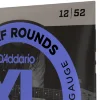 Струни D'Addario EHR350 XL Half Rounds Jazz Light 12-52