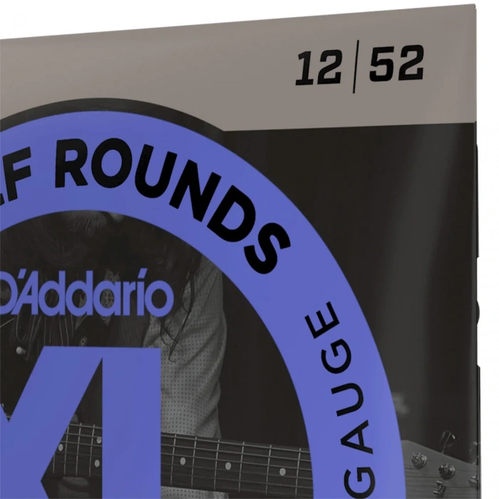 D'Addario EHR350 XL Half Rounds Jazz Light 12-52