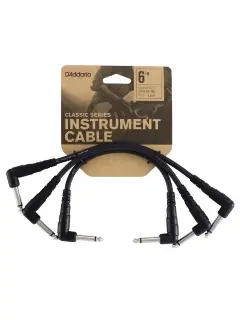 D'Addario PW-CGTP-305 Classic Series Patch Cable (3-pack)