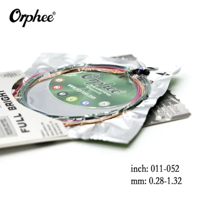 Струни Orphee Q160C Color Copper Normal Light 11-52