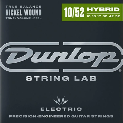 Dunlop DEN1052 Nickel Wound Electric Guitar Strings 10-52