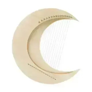 Hluru Crescent Lyre 15 strings Natural