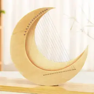 Hluru Crescent Lyre 15 strings Natural